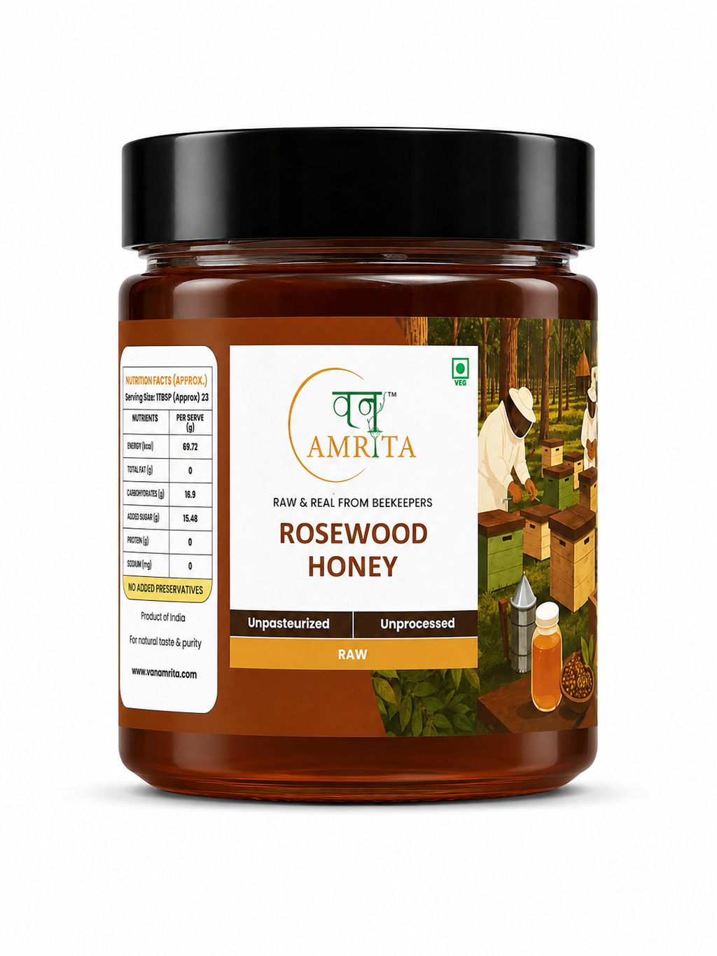 OneAmrita Rosewood Honey
