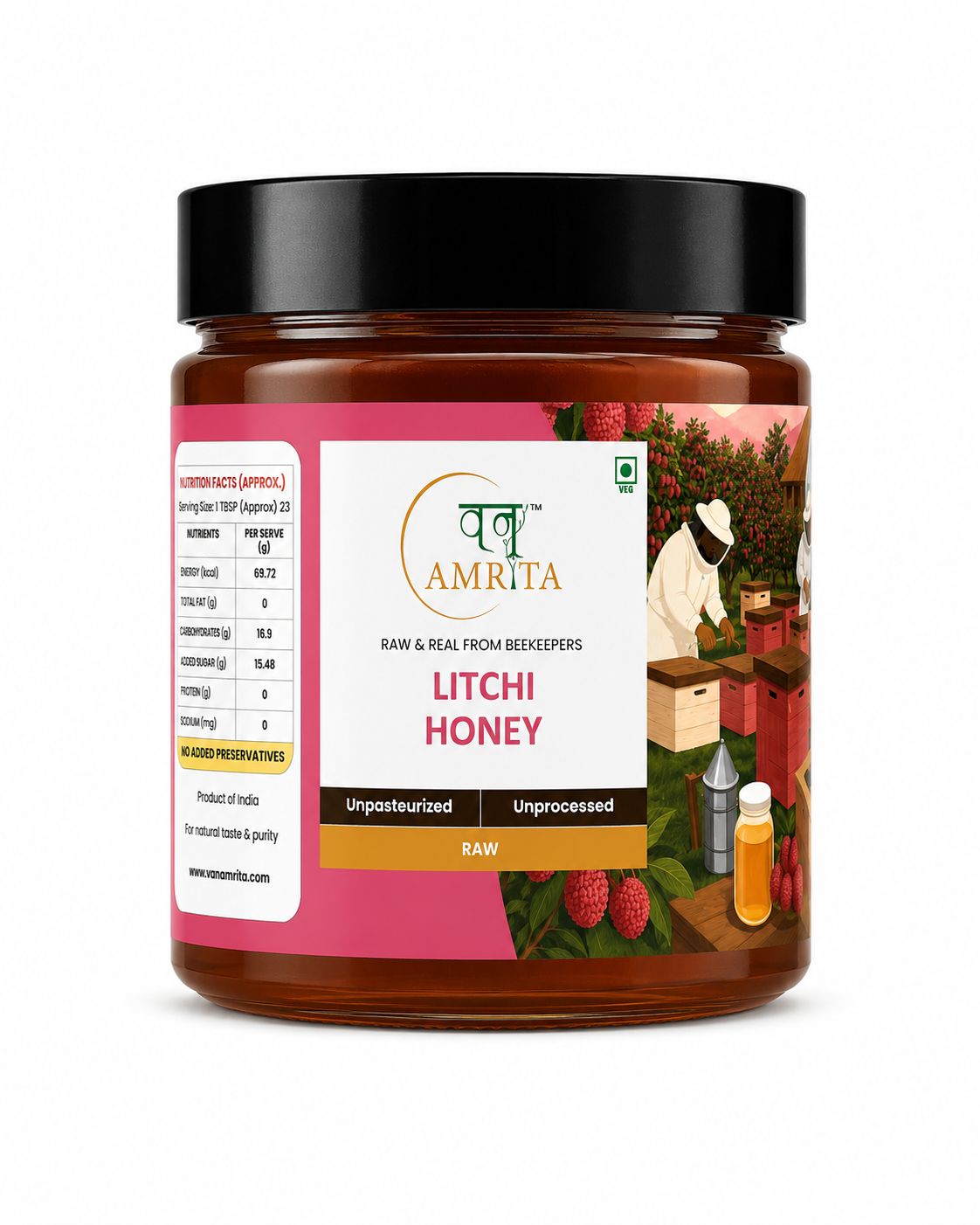 OneAmrita Litchi Honey